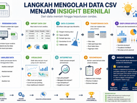 Langkah Mengolah Data CSV Menjadi Insight Bernilai