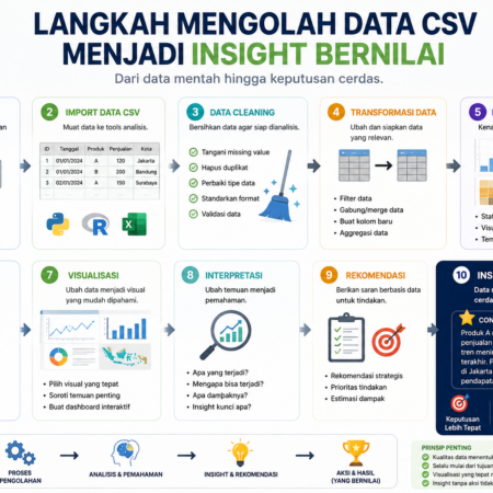 Langkah Mengolah Data CSV Menjadi Insight Bernilai